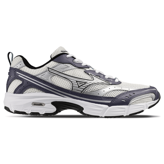 Mizuno MXR Sport 'Snow White Silver Graystone' — UK 4 | EU 36.5 | US 5 — Side View