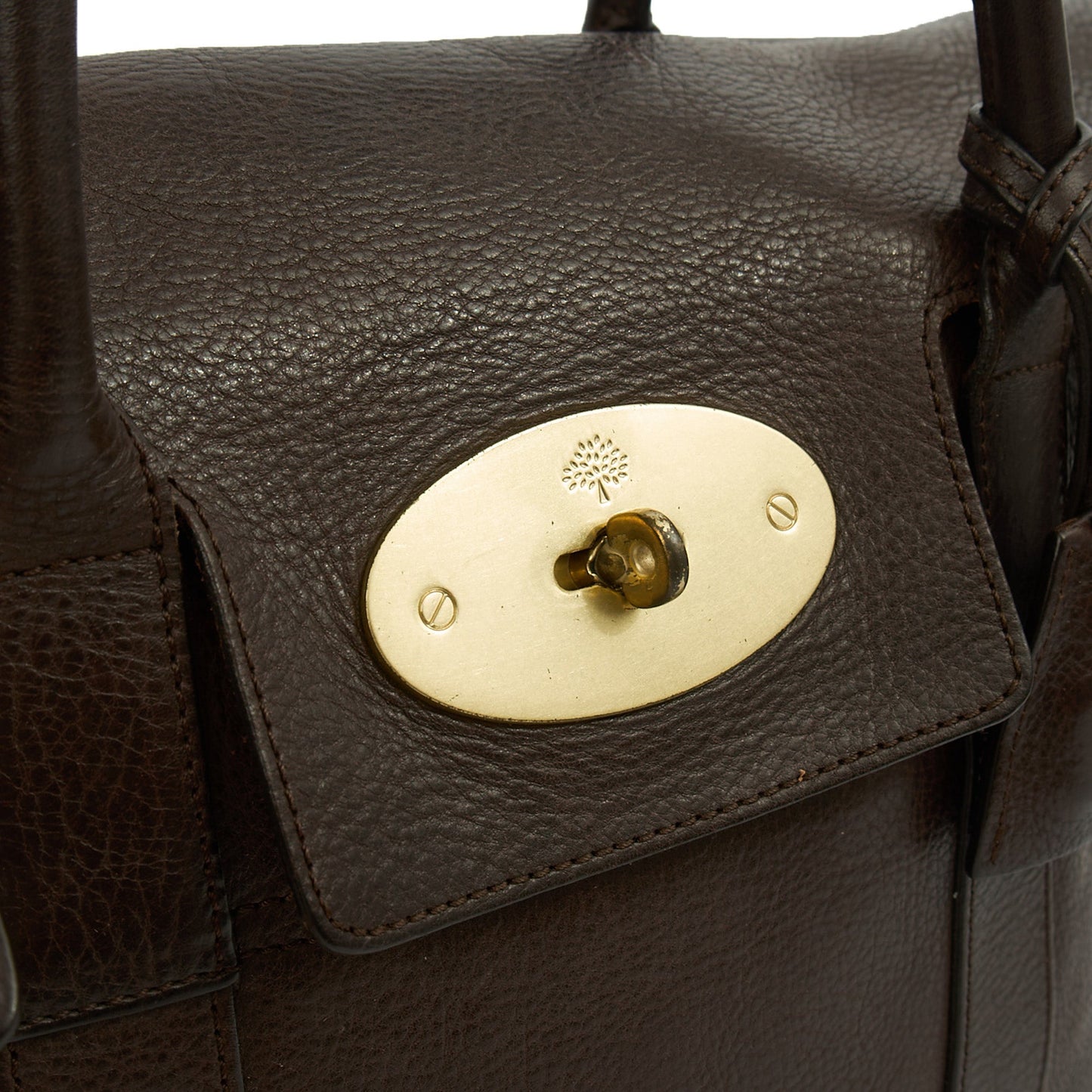 Mulberry Tote Bayswater Heritage in Chocolate Brown , Leather — Alternate View 12