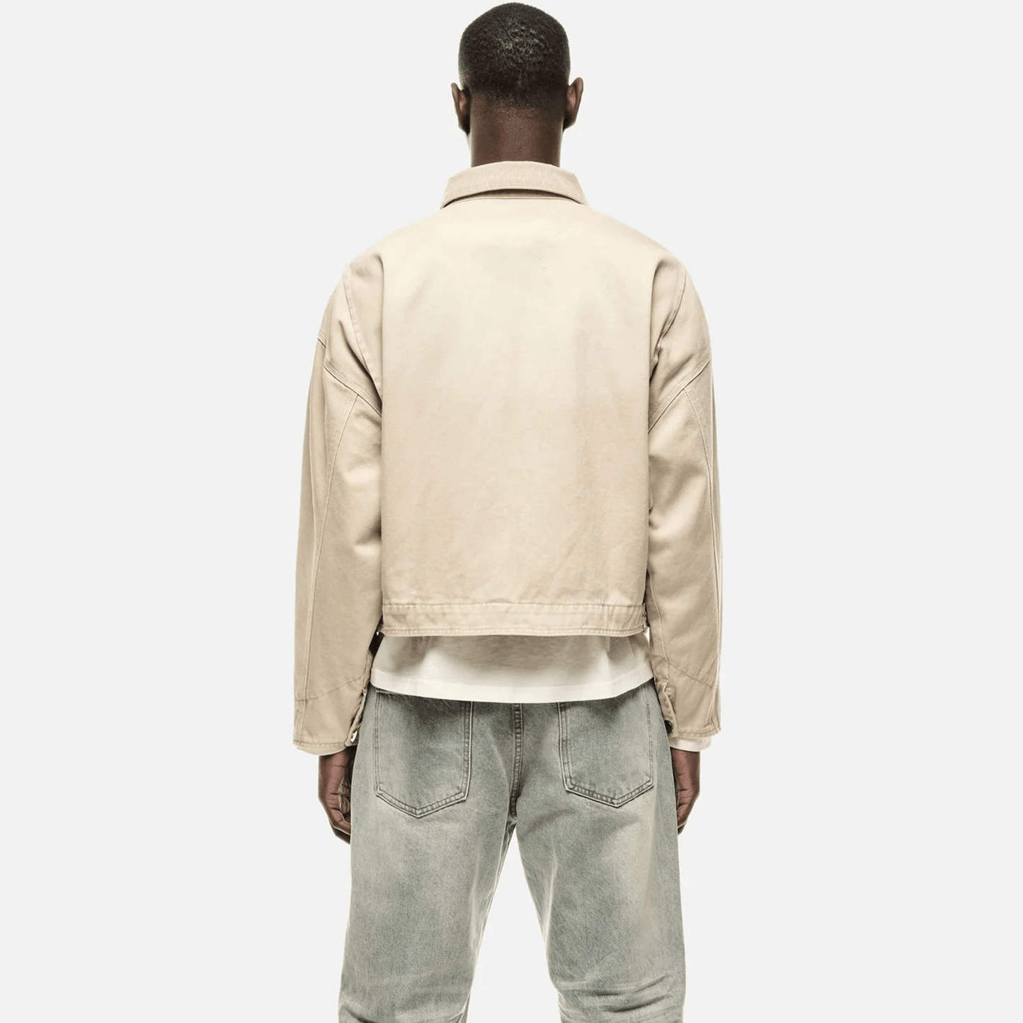 Summit Workers Jacket 'Vintage Beige' — XXS — Top View