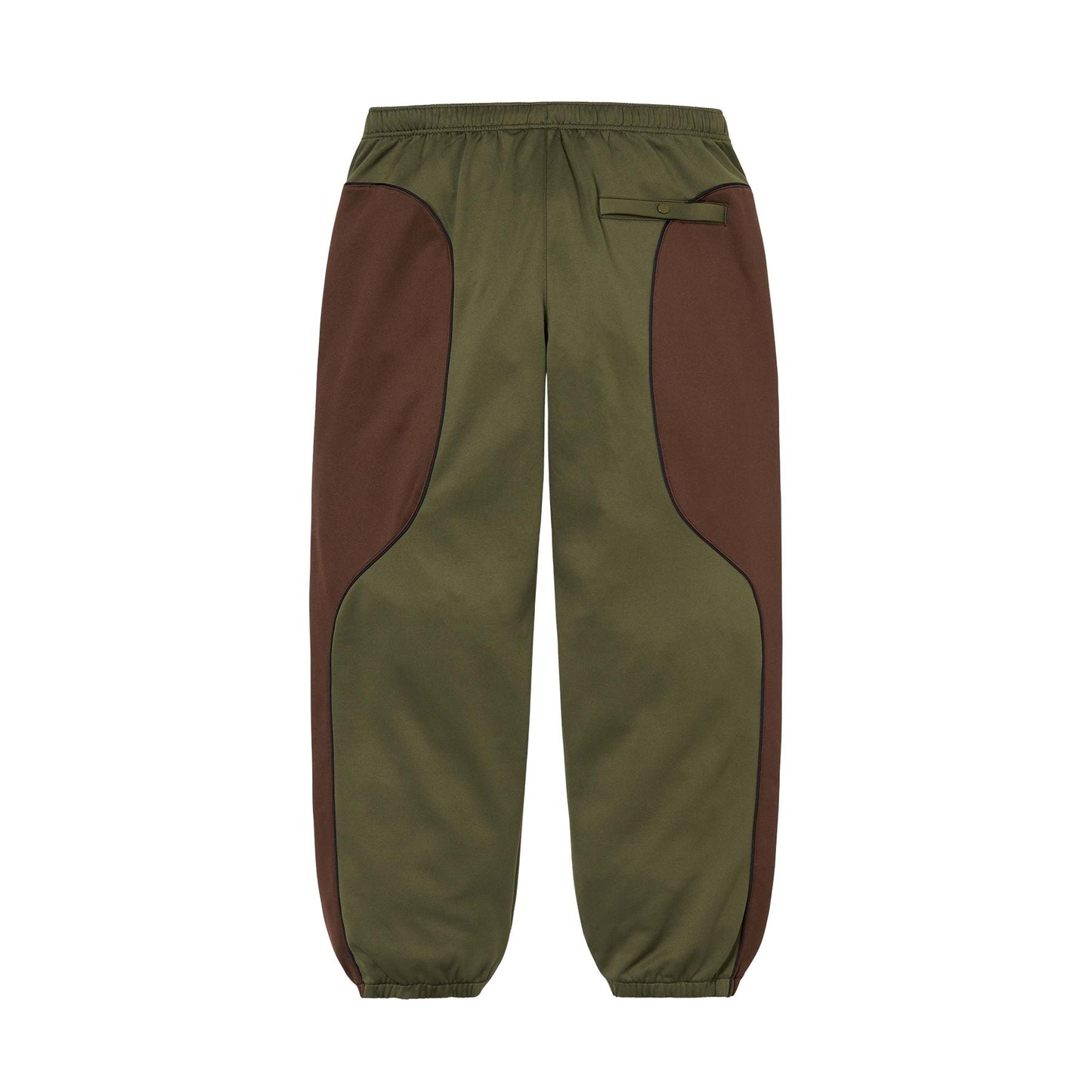Supreme x Jordan Track Pants 'Olive/Brown' — XXS — Side View