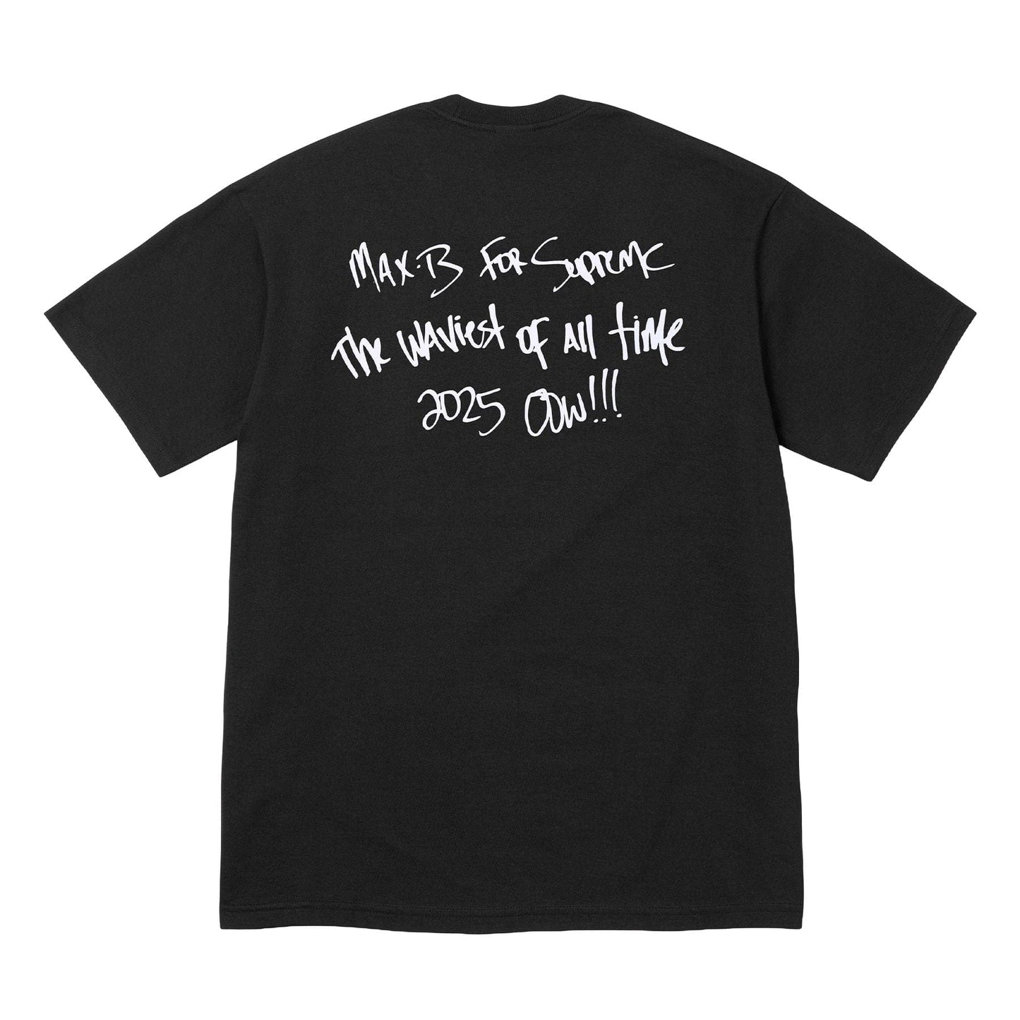 Supreme Max B Tee 'Black' — XXS — Side View