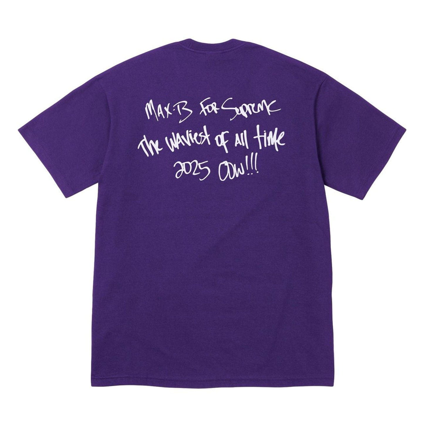 Supreme Max B Tee 'Purple' — XXS — Side View