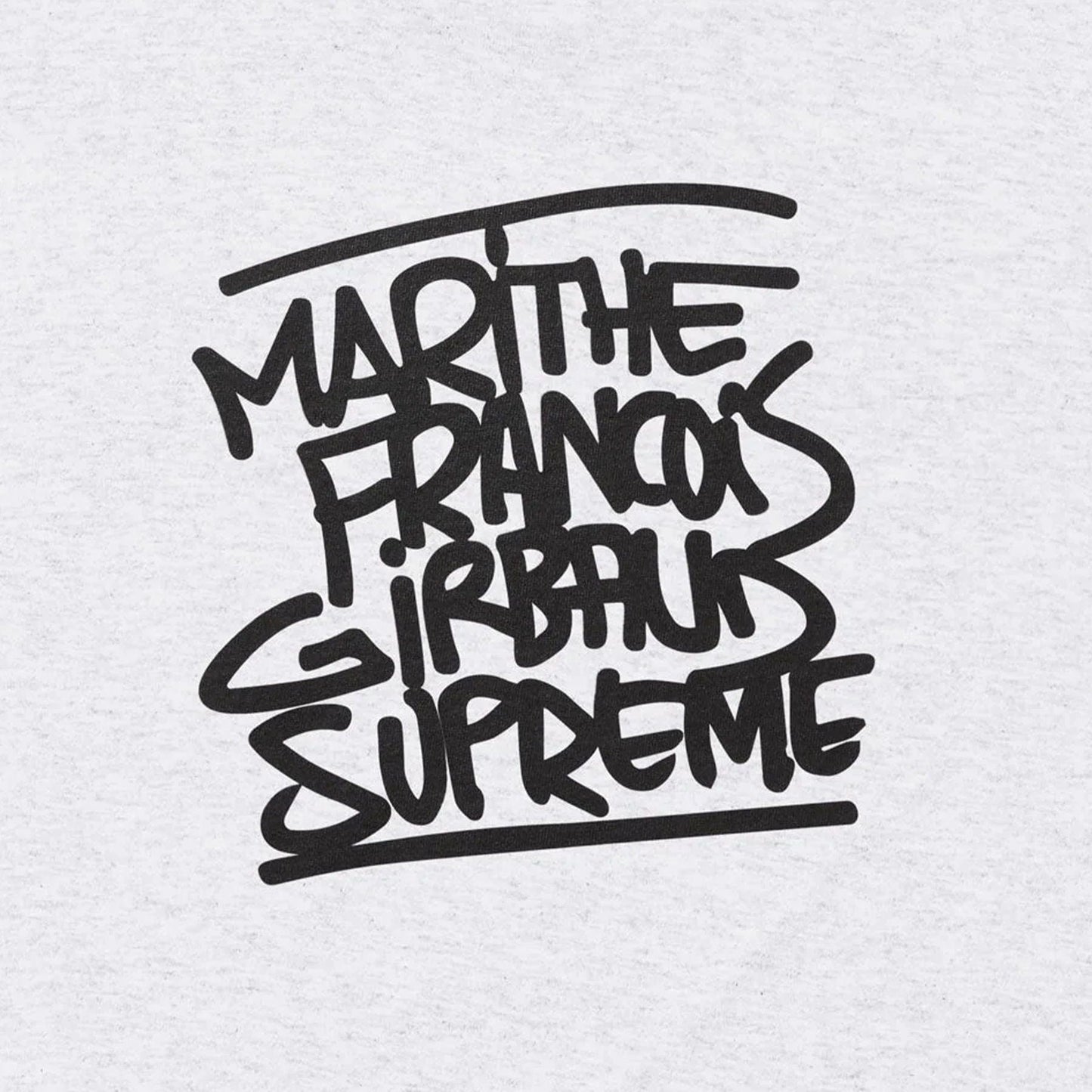 Supreme Marithé + François Girbaud Tee 'Ash Grey' — XXS — Side View