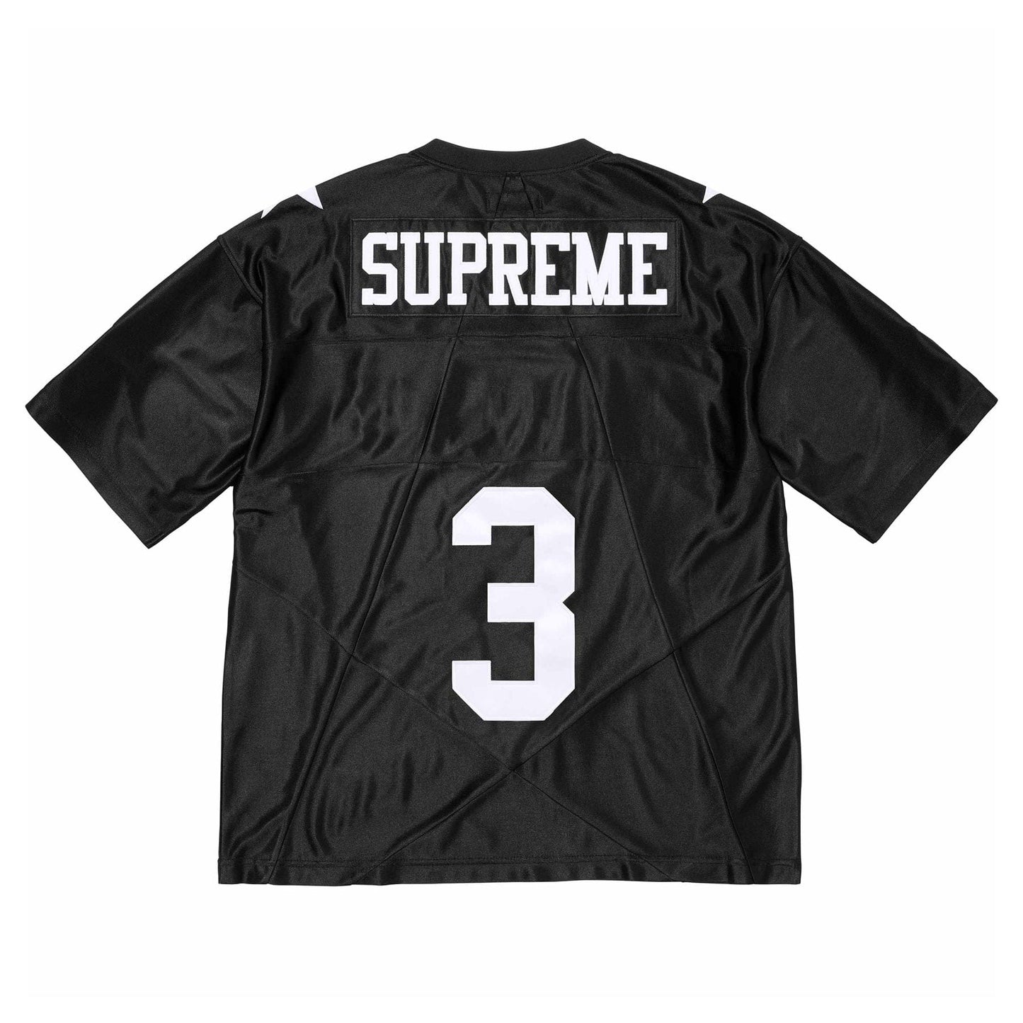 Supreme Star Football Jersey 'Black' — XXS — Side View