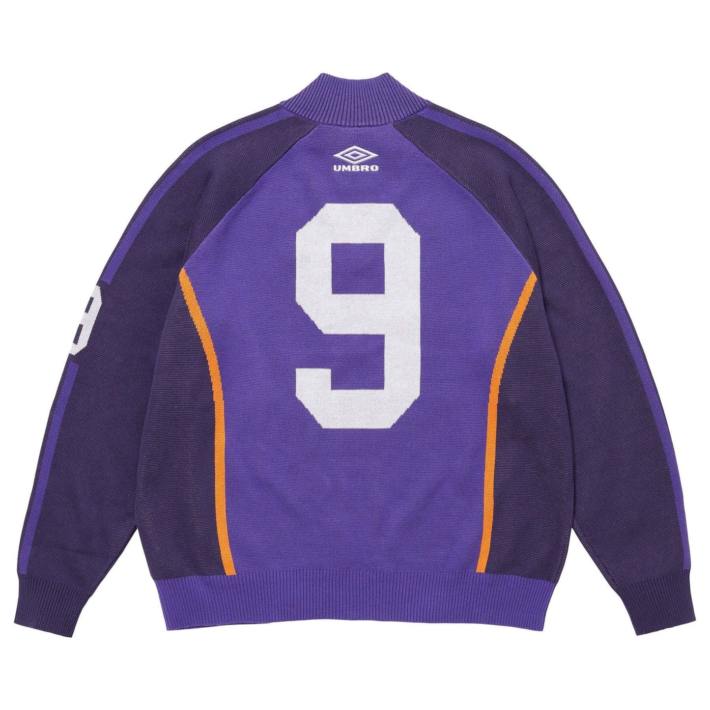 Supreme x Umbro Zip-Up Sweatshirt 'Purple' — XXS — Side View
