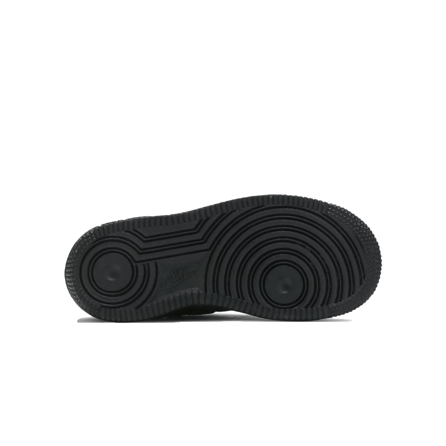 Stussy x Nike Air Force 1 Low PS 'Triple Black' — UK 10C | EU 27.5 | US 10.5C — Top View
