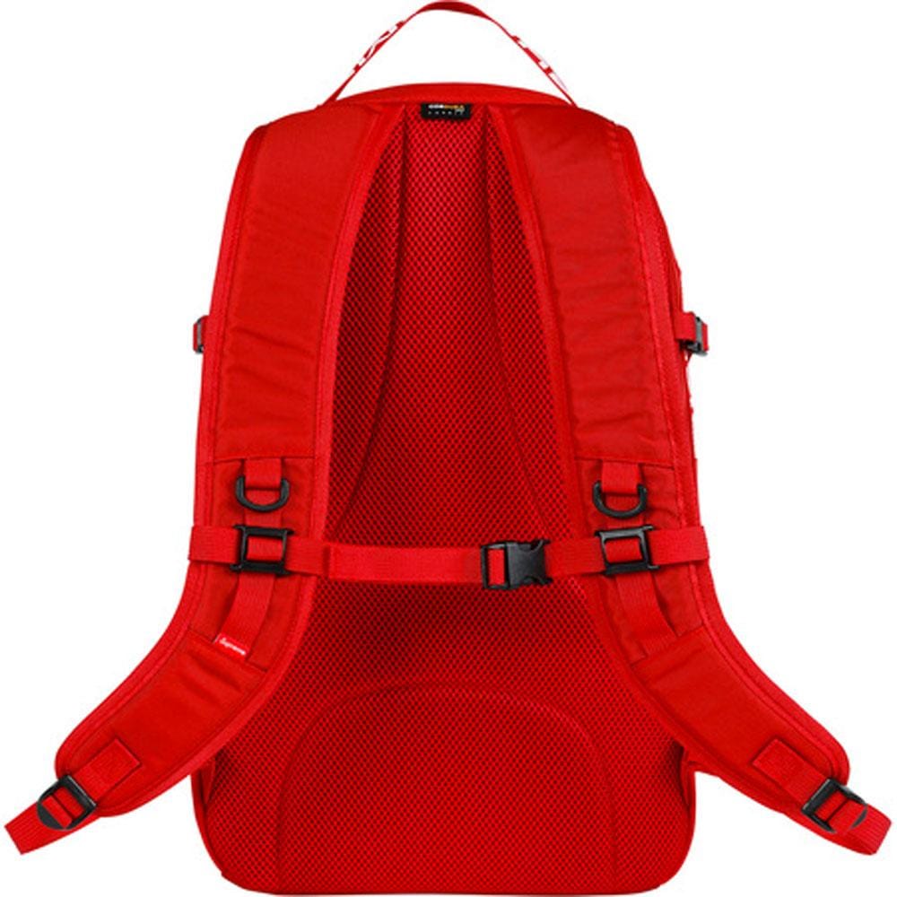 Supreme Backpack (SS18) Red — Side View
