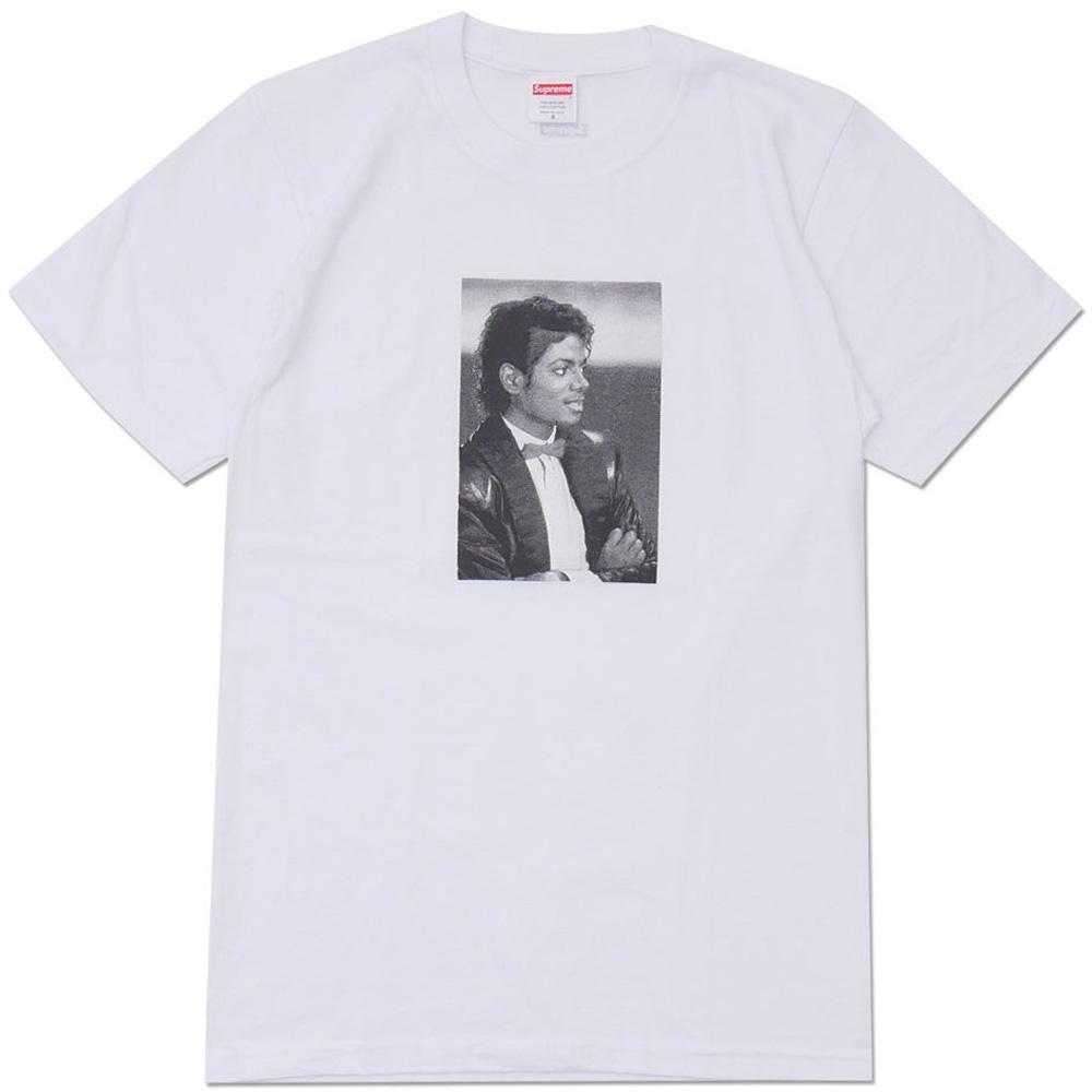 Supreme Michael Jackson Tee White — XXS — Front View