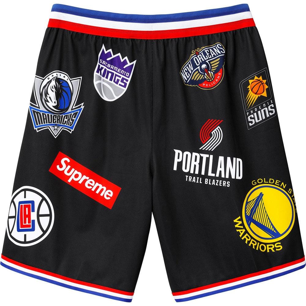 Supreme Nike-NBA Teams Authentic Short Black — XXS — Side View