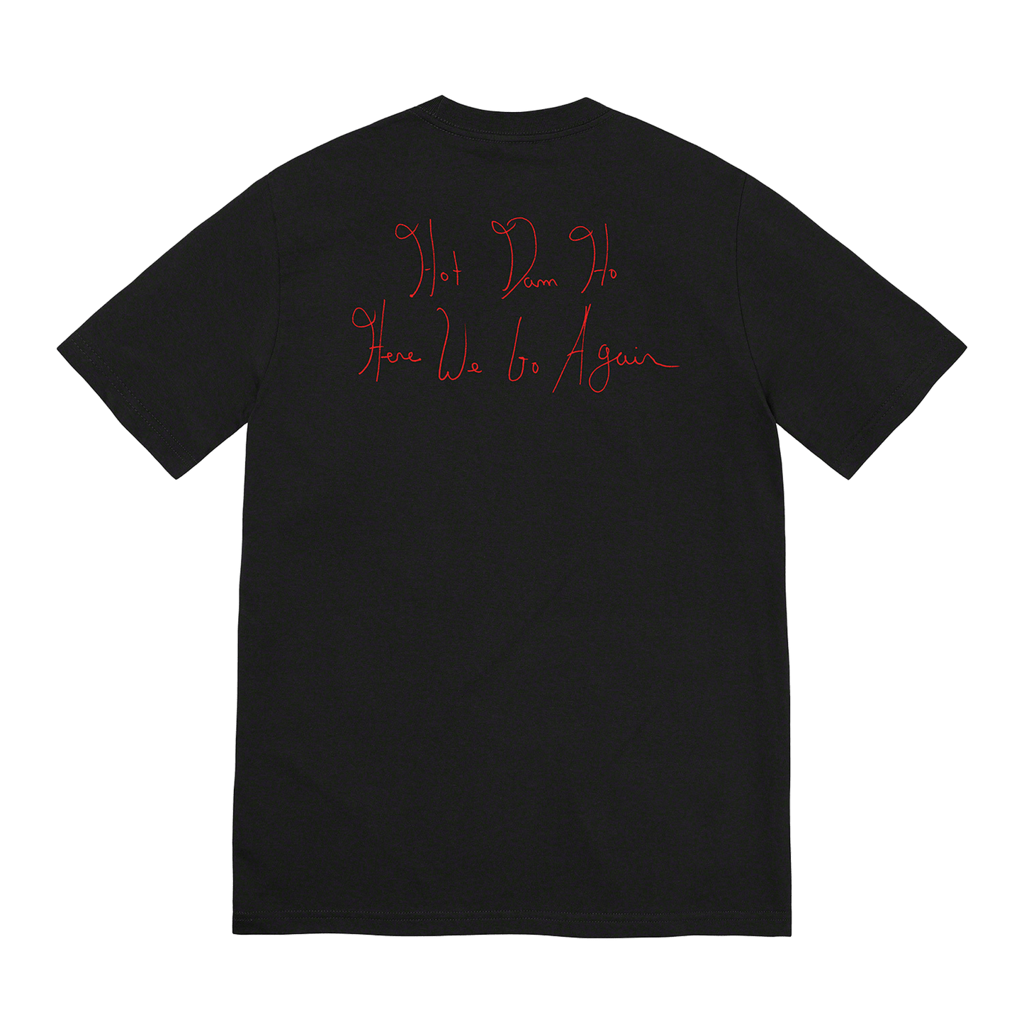 Supreme Lil Kim Tee Black — XXS — Side View