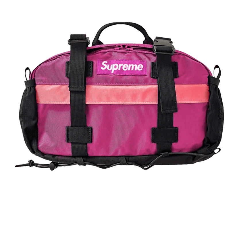 Supreme Waist Bag Magenta — Front View