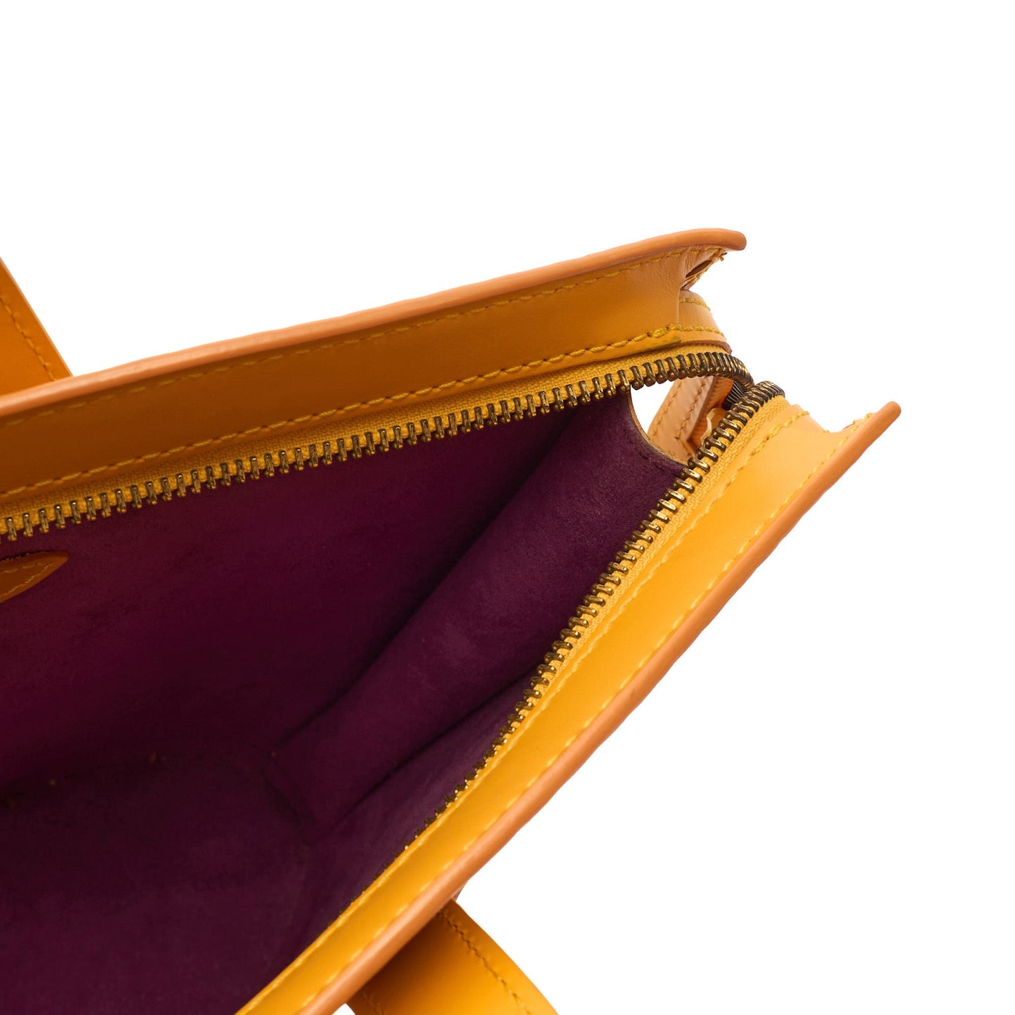 Louis Vuitton Tote Saint Jacques PM in Yellow, Epi Leather — Alternate View 12