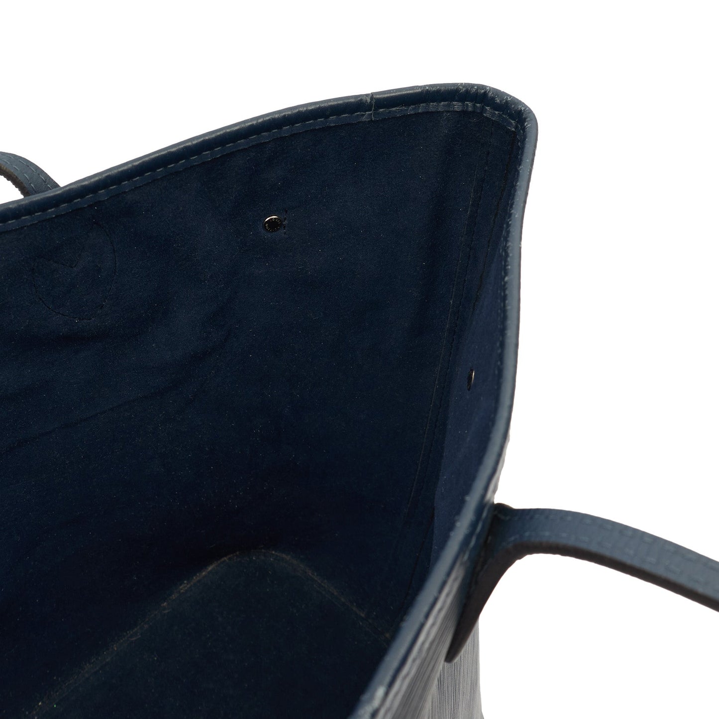 Louis Vuitton Tote Neverfull MM in Blue, Epi Leather — Alternate View 14