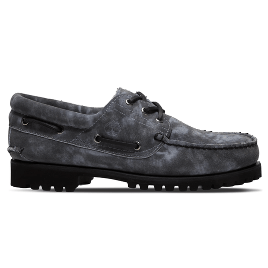 Timberland 3 Eye Lug Boat Shoe 'Light Grey Suede' — UK 4.5 | EU 37 1/2 | US 5 — Side View