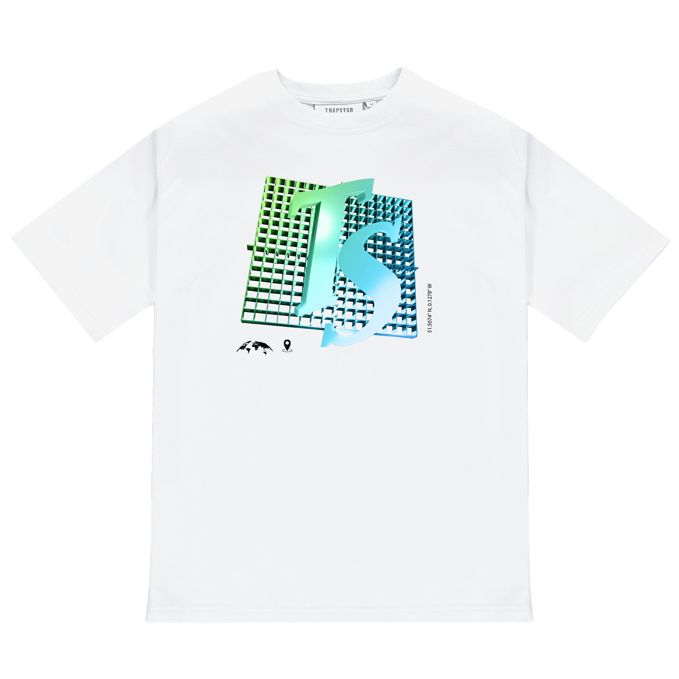 Trapstar Discovery Tee - White — XXS — Front View