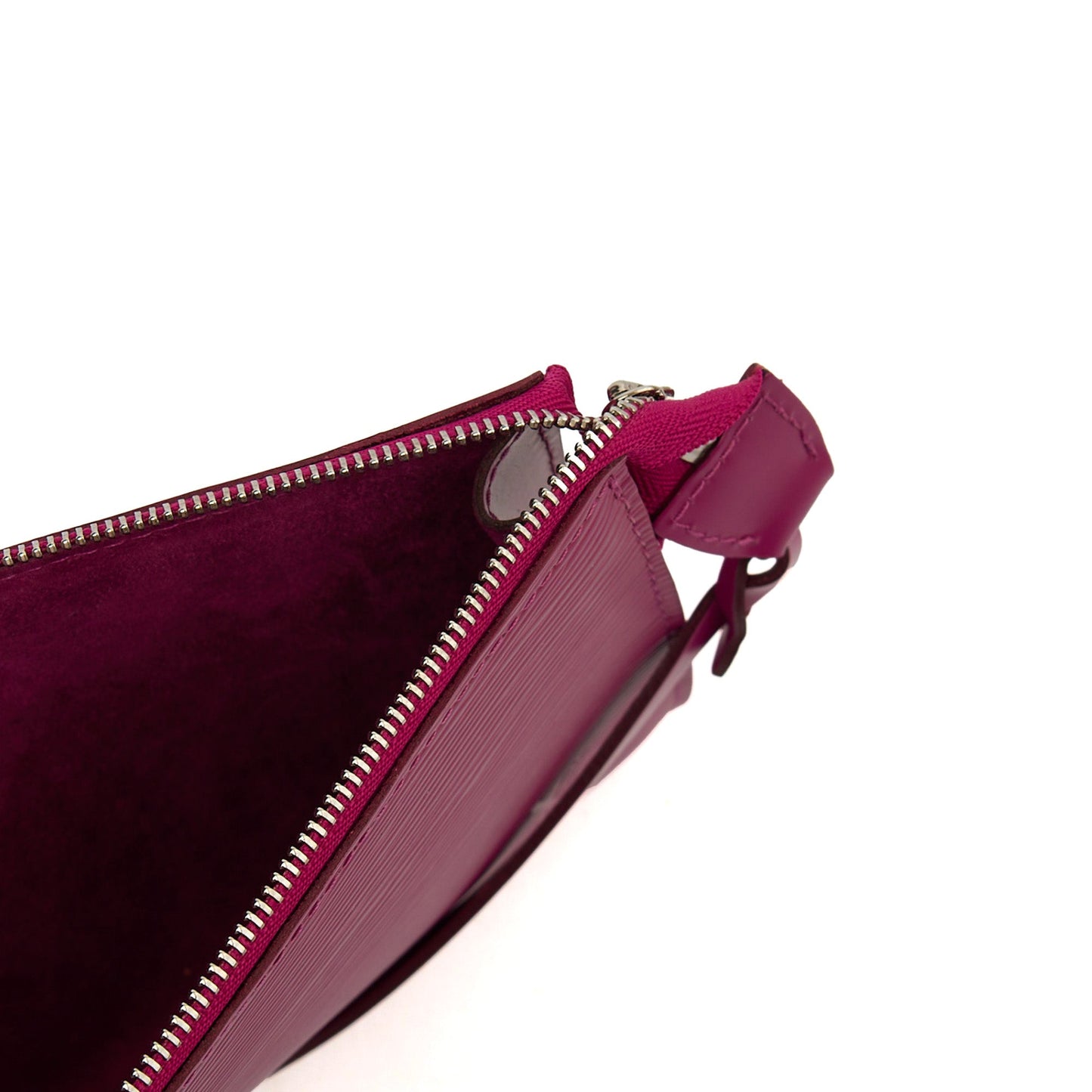 Louis Vuitton Shoulder Bag Pochette in Purple, Epi Leather — Alternate View 7
