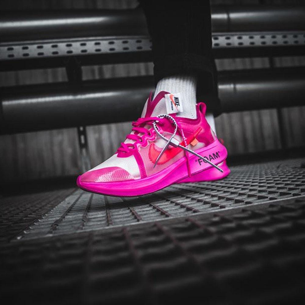 Off-White x Nike Zoom Fly SP Pink — UK 3 | EU 35.5 | US 3.5 — Alternate View 8