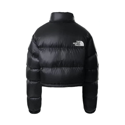 The North Face Womens Nuptse 700 Fill Short Jacket TNF 'Black' — XXS — Side View