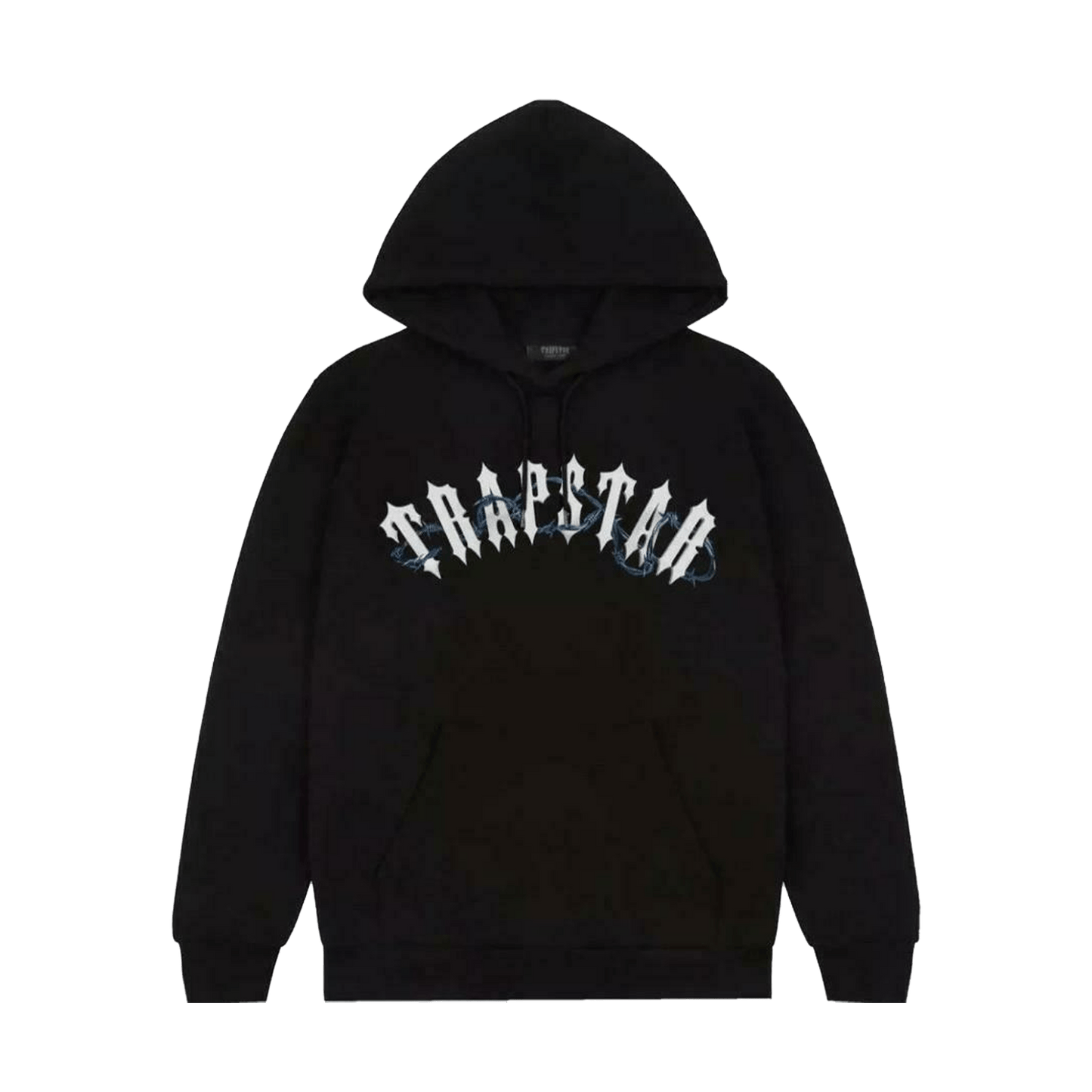 Trapstar Bravery Arch Hoodie Black — XXS — Front View