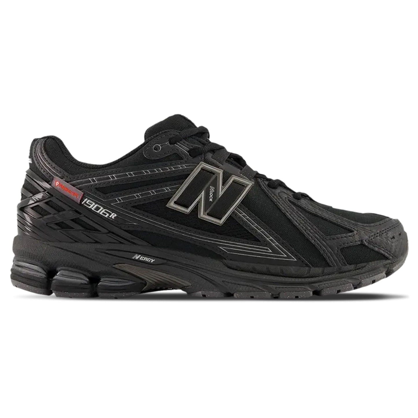 New Balance 1906R Primaloft 'Black Silver' — UK 3.5 | EU 36 | US 4 — Side View