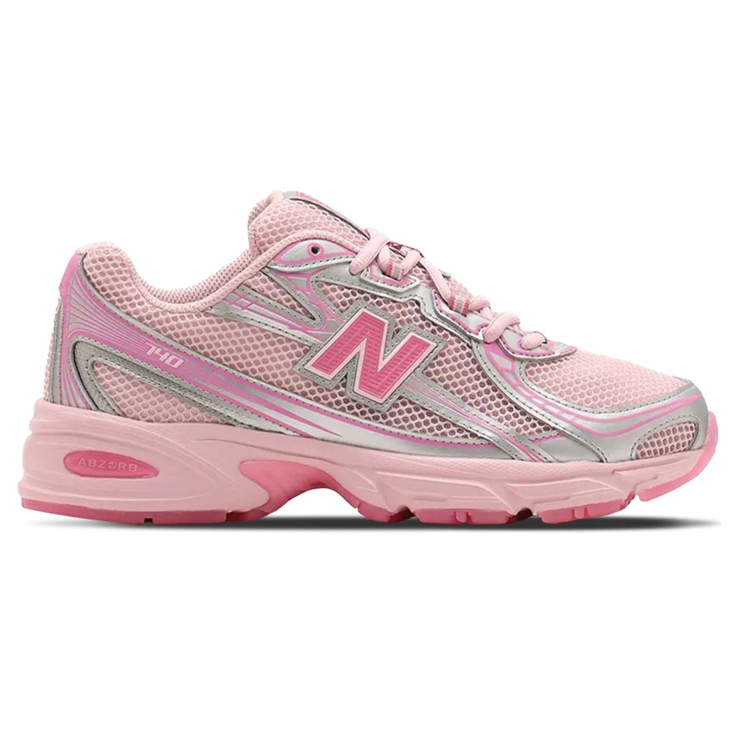 atmos pink x New Balance 740 'Pink Vacation' — UK 3.5 | EU 36 | US 4 — Side View