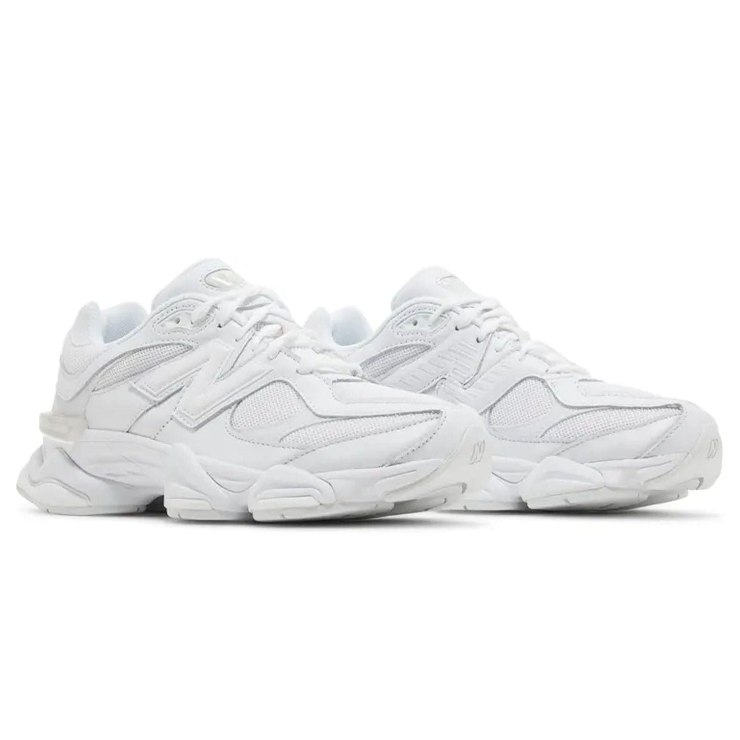 New Balance 9060 'Triple White' — UK 3.5 | EU 36 | US 4 — Detail View