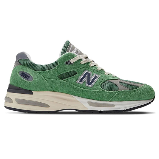 Teddy Santis x New Balance 991v2 Made in England 'Mineral Green' — UK 3.5 | EU 36 | US 4 — Side View