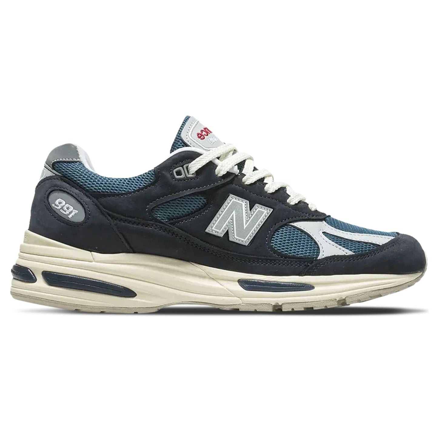 New Balance 991v2 Made in England 'Vintage Sport Pack - Navy' — UK 3.5 | EU 36 | US 4 — Side View