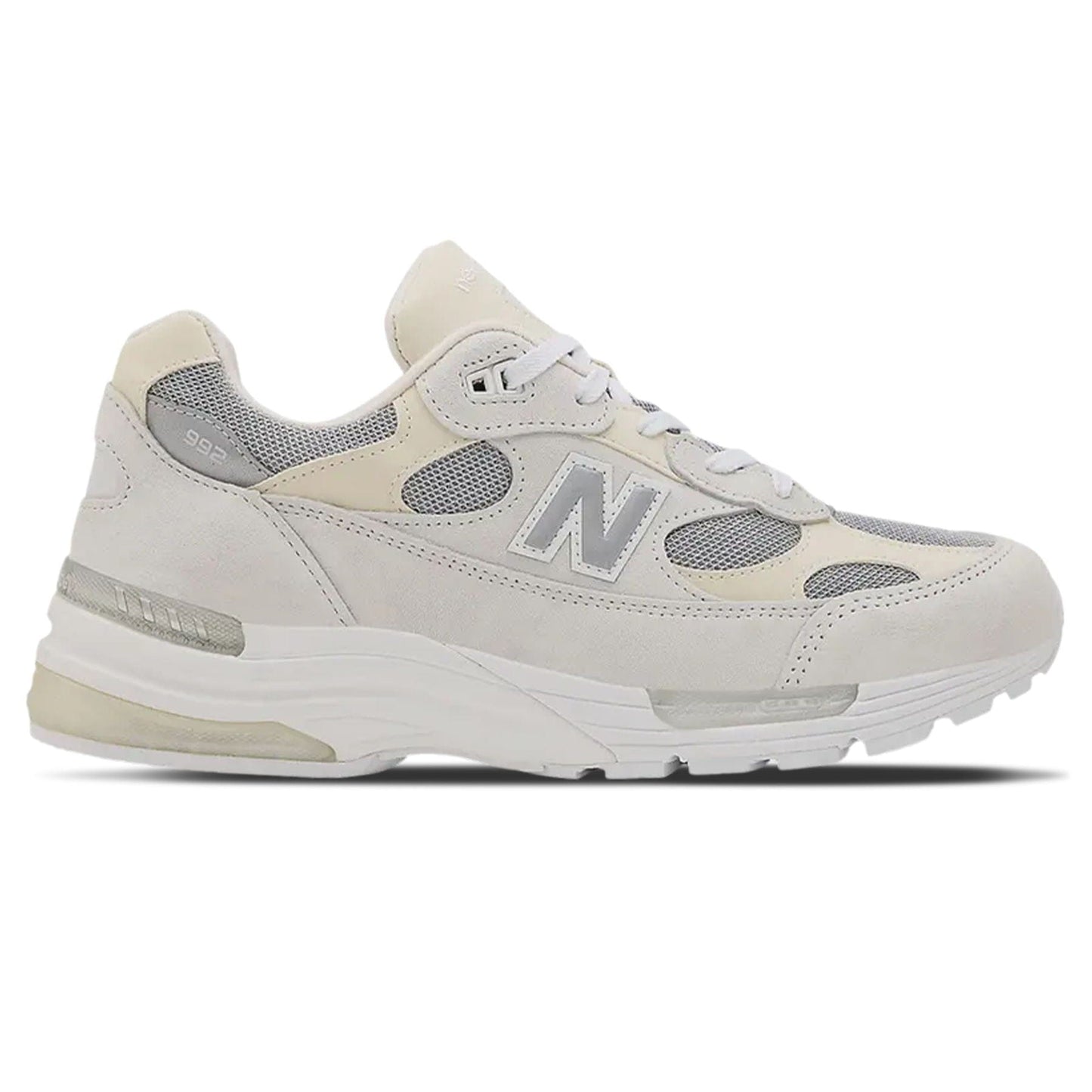 New Balance 992 Made In USA 'White Reflection' — UK 3.5 | EU 36 | US 4 — Side View