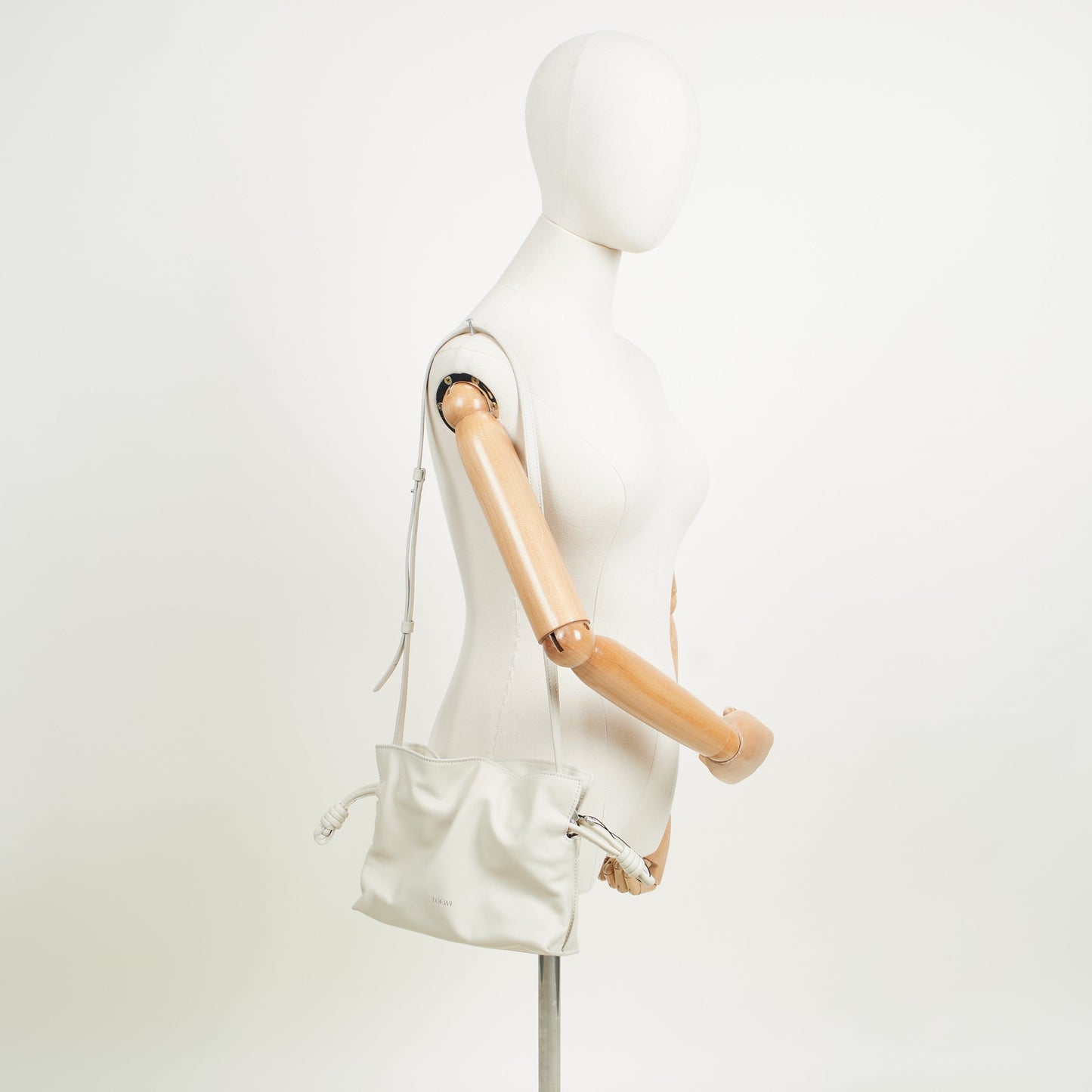 Loewe Cross Body Flamenco in Neutral, Leather — Alternate View 7