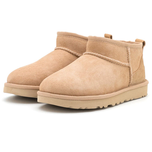 UGG Classic Ultra Mini Brown Driftwood (Wmns) — UK 1 — Side View