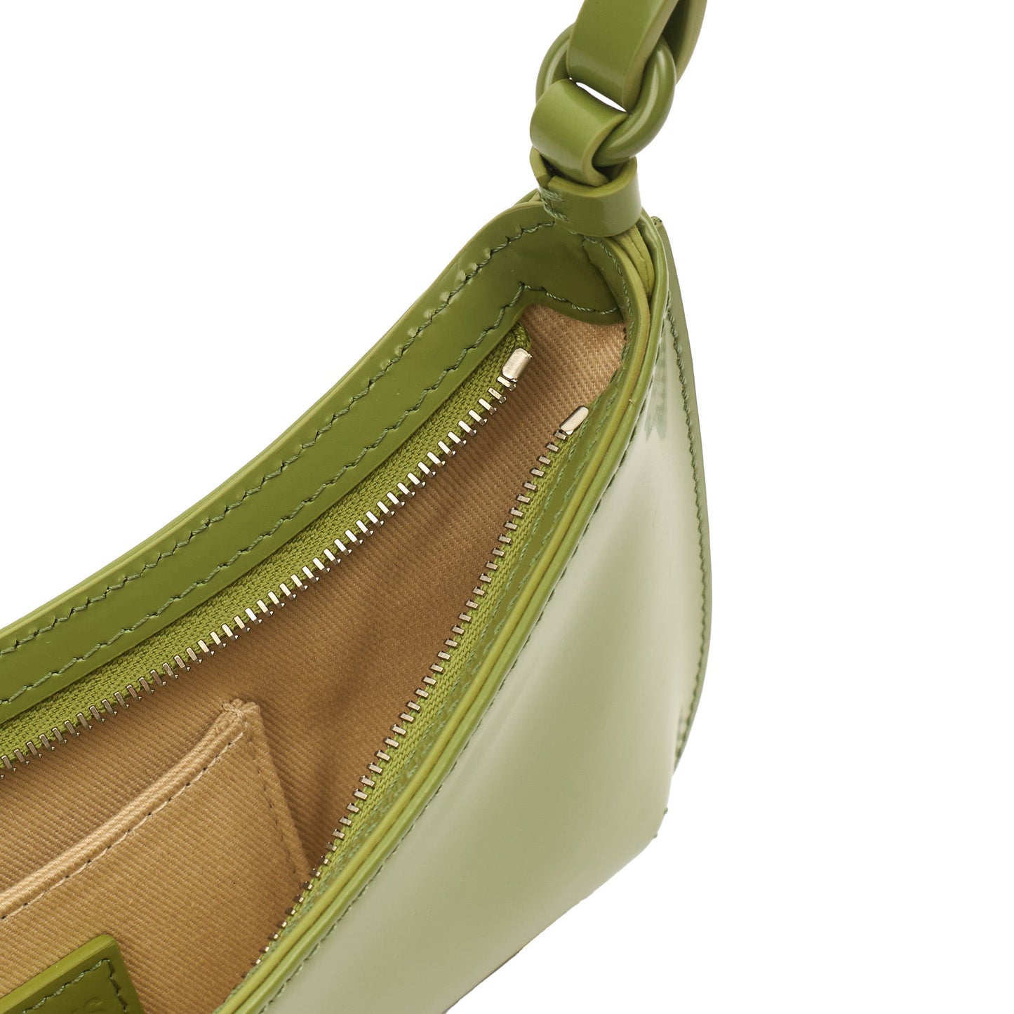 Jacquemus Shoulder Bag Le Bisou Ceinture in Green, Leather — Alternate View 14