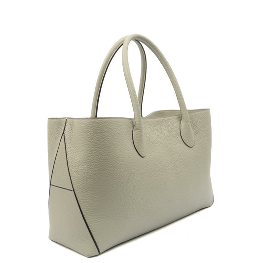 Aspinal of London Tote London Tote- Large in Blue, Leather — Side View
