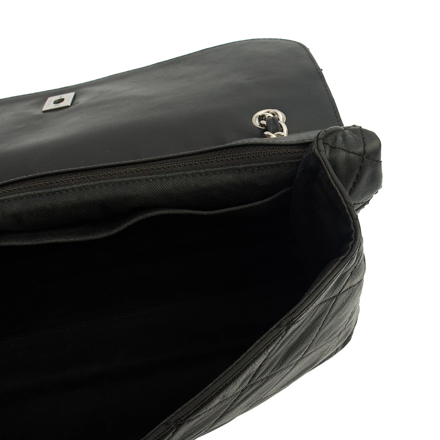 Chanel Shoulder Bag Business Affinity Flap Bag in Black, Calfskin Leather — Alternate View 27