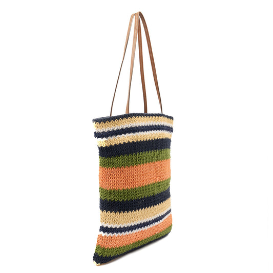 Miu Miu Tote Tote in Multi, Fabric — Side View