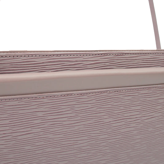 Louis Vuitton Shoulder Bag Saint Tropez in Grey, Epi Leather — Side View