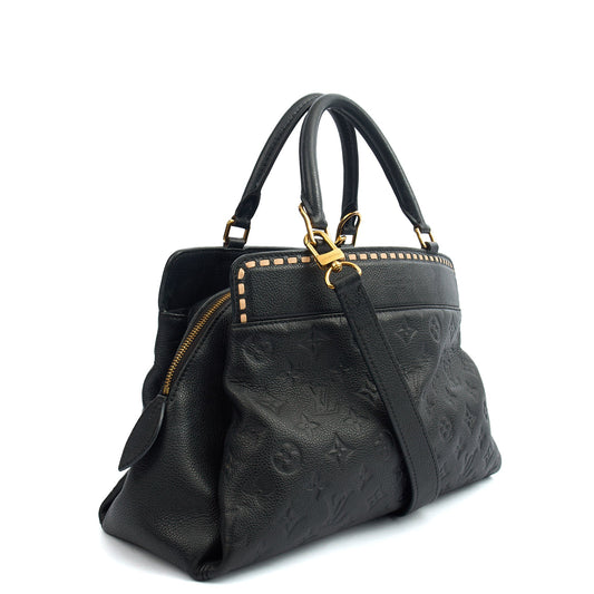 Louis Vuitton Tote Vosges in Black, Empreinte Leather — Side View