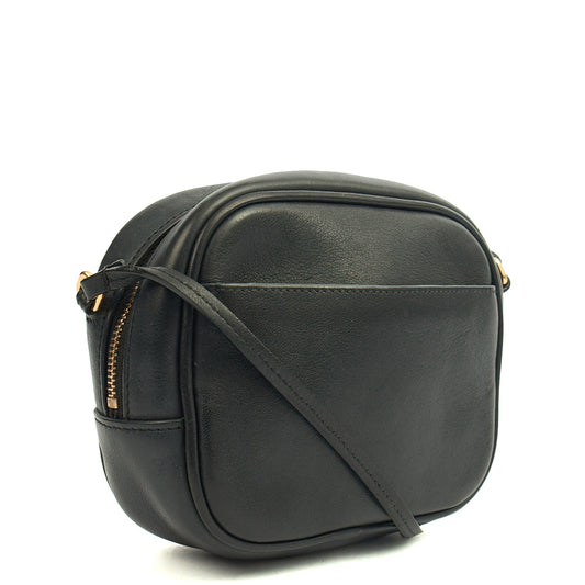 Saint Laurent Cross Body Lou - Mini in Black, Calfskin Leather — Side View