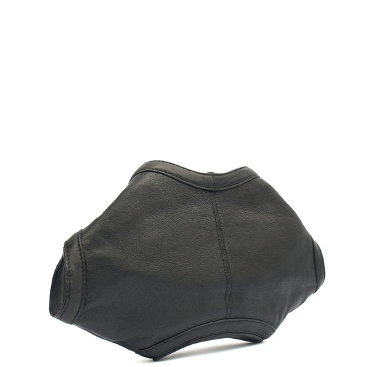 Alexander McQueen Clutch De Manta Clutch in Black, Leather — Side View