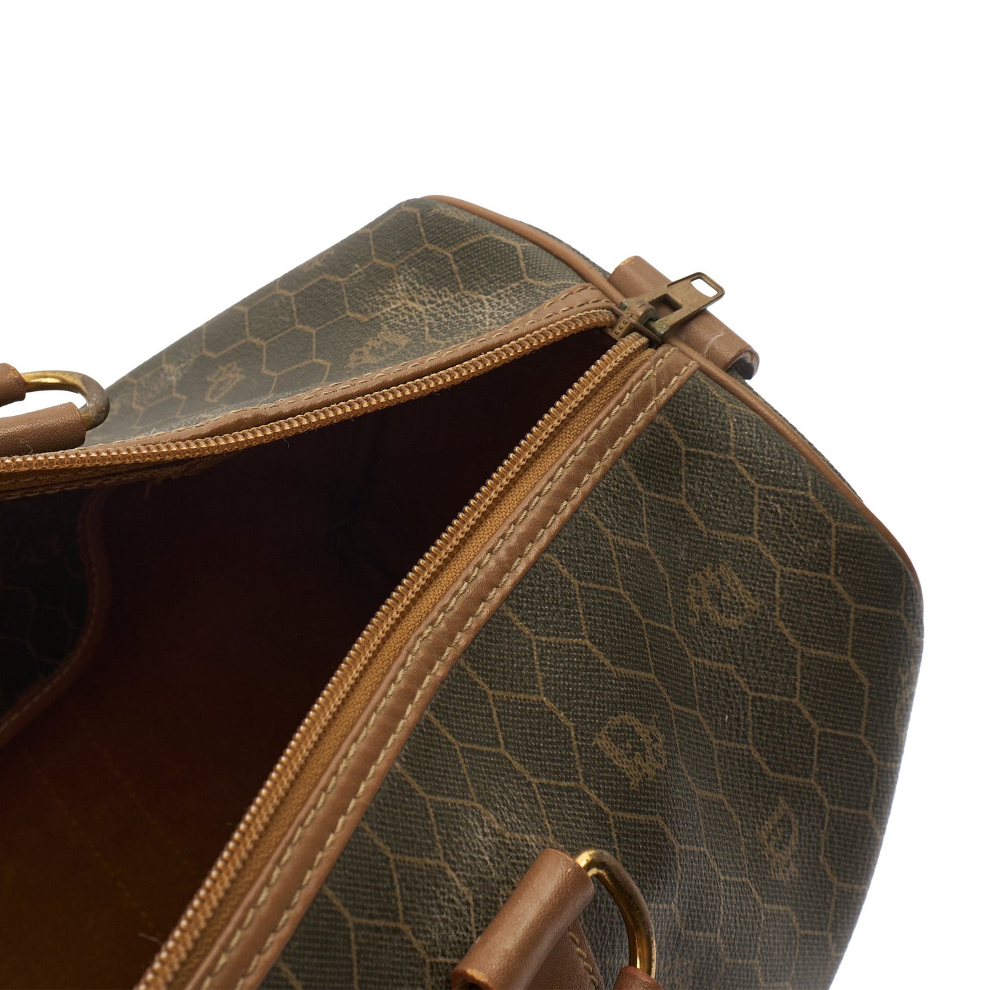 Christian Dior Top Handle Vintage Boston in Brown, Leather — Alternate View 14