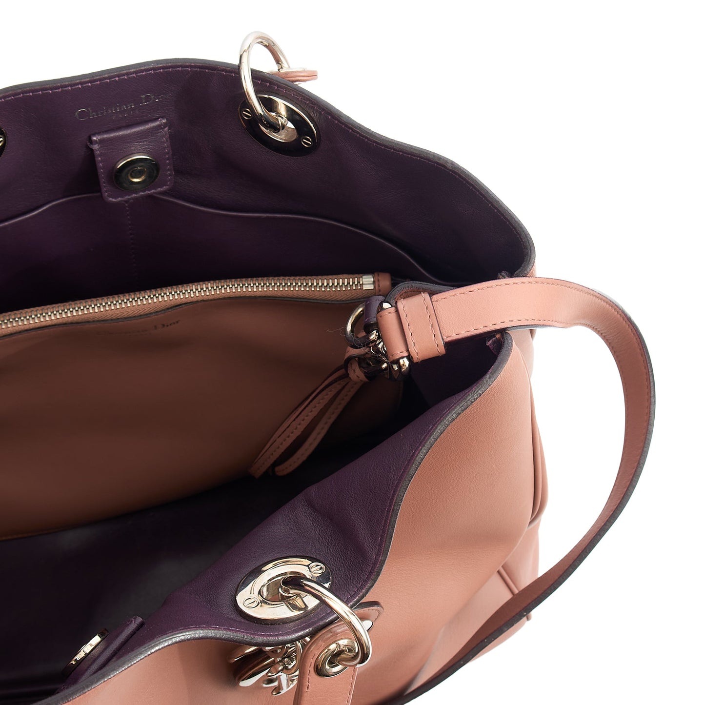 Christian Dior Tote Diorissimo - Medium in Pink, Leather — Alternate View 8
