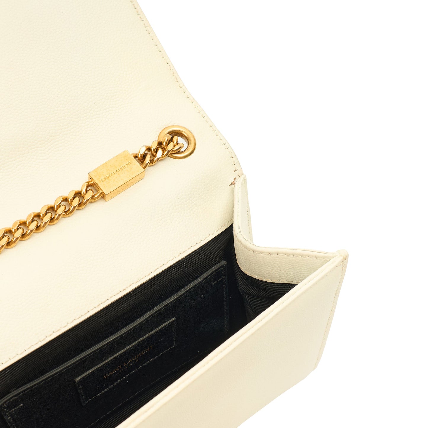 Saint Laurent Cross Body Kate Small in White, invalid — Alternate View 12