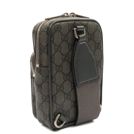 Gucci Cross Body Ophidia Crossbody in Grey, Leather — Side View