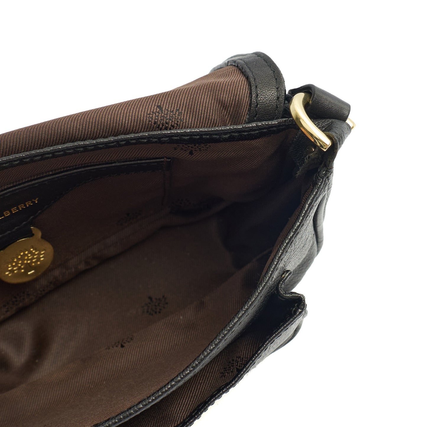 Mulberry Shoulder Bag Vintage Shoulder Bag in Black, Leather — Alternate View 8