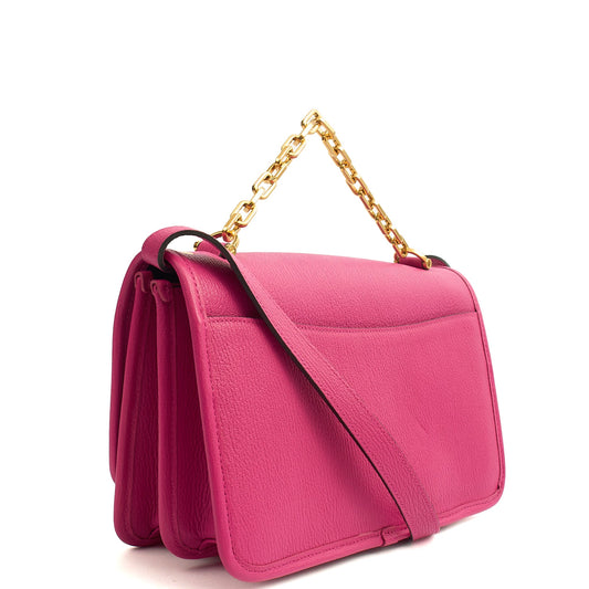 Mulberry Shoulder Bag Sadie in Pink, Leather — Side View