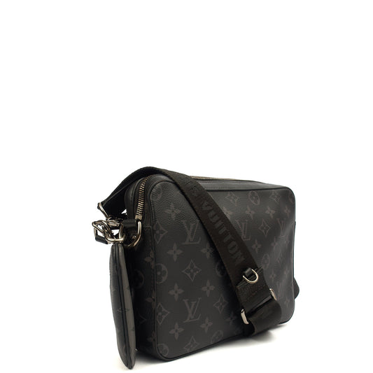 Louis Vuitton Cross Body Trio Messenger in Monogram Eclipse, Canvas — Side View