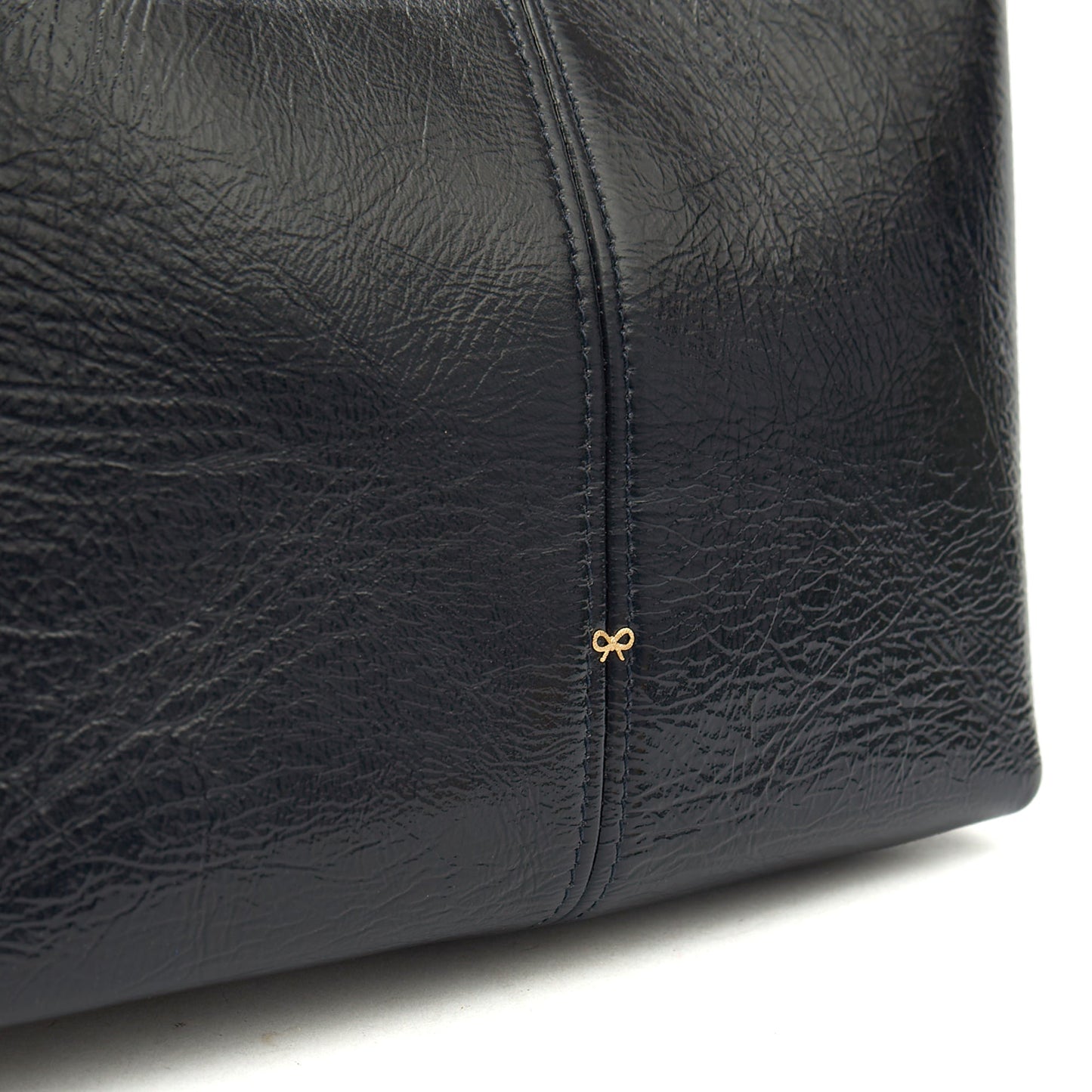 Anya Hindmarch Tote Build a Bag - Small in Blue, Patent Leather — Alternate View 12