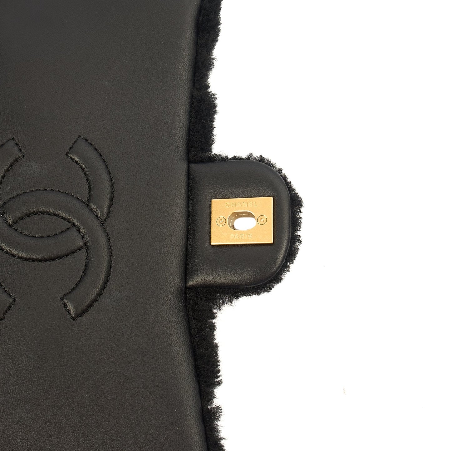 Chanel Shoulder Bag Flap Bag in Black, Canvas — Alternate View 18
