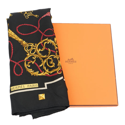 Hermes Scarf in Multi, Fabric — Side View
