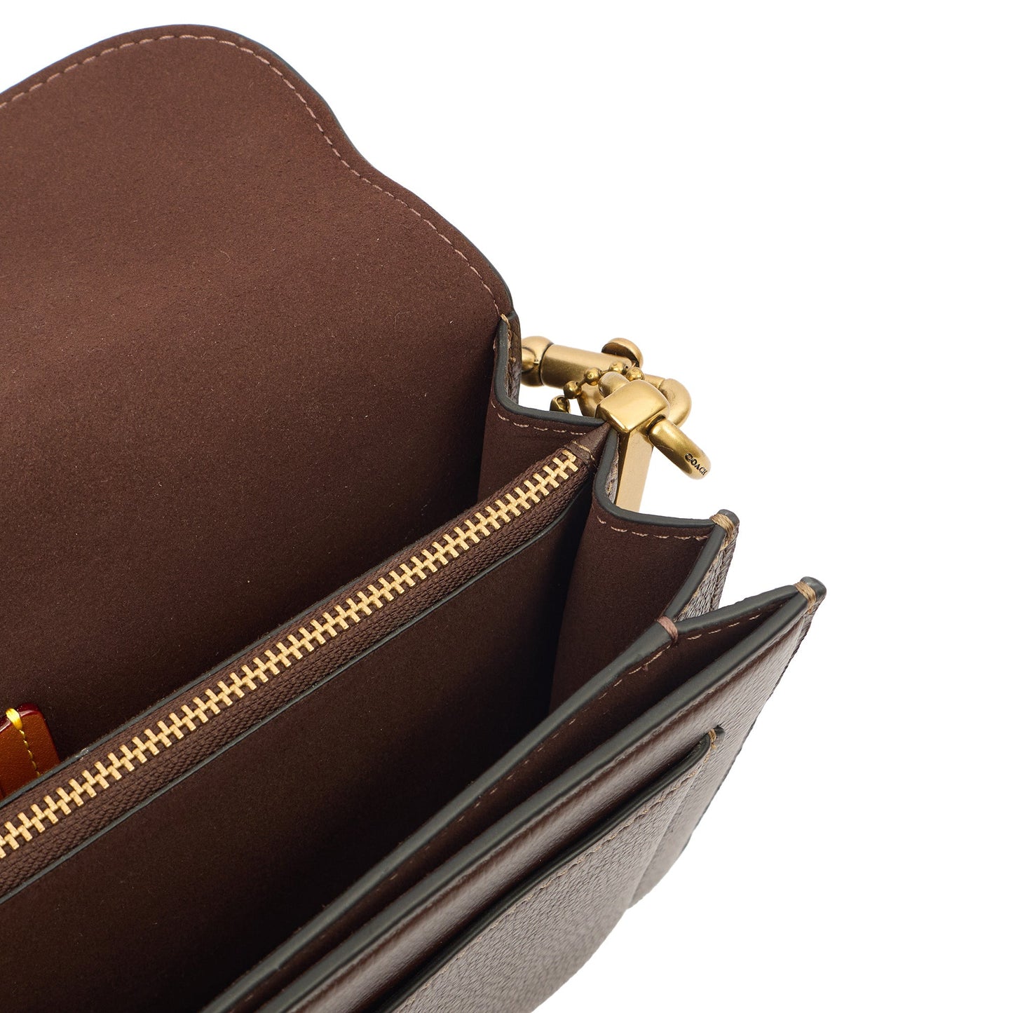 Coach Cross Body Tabby 26 in Brown, Leather — Alternate View 7